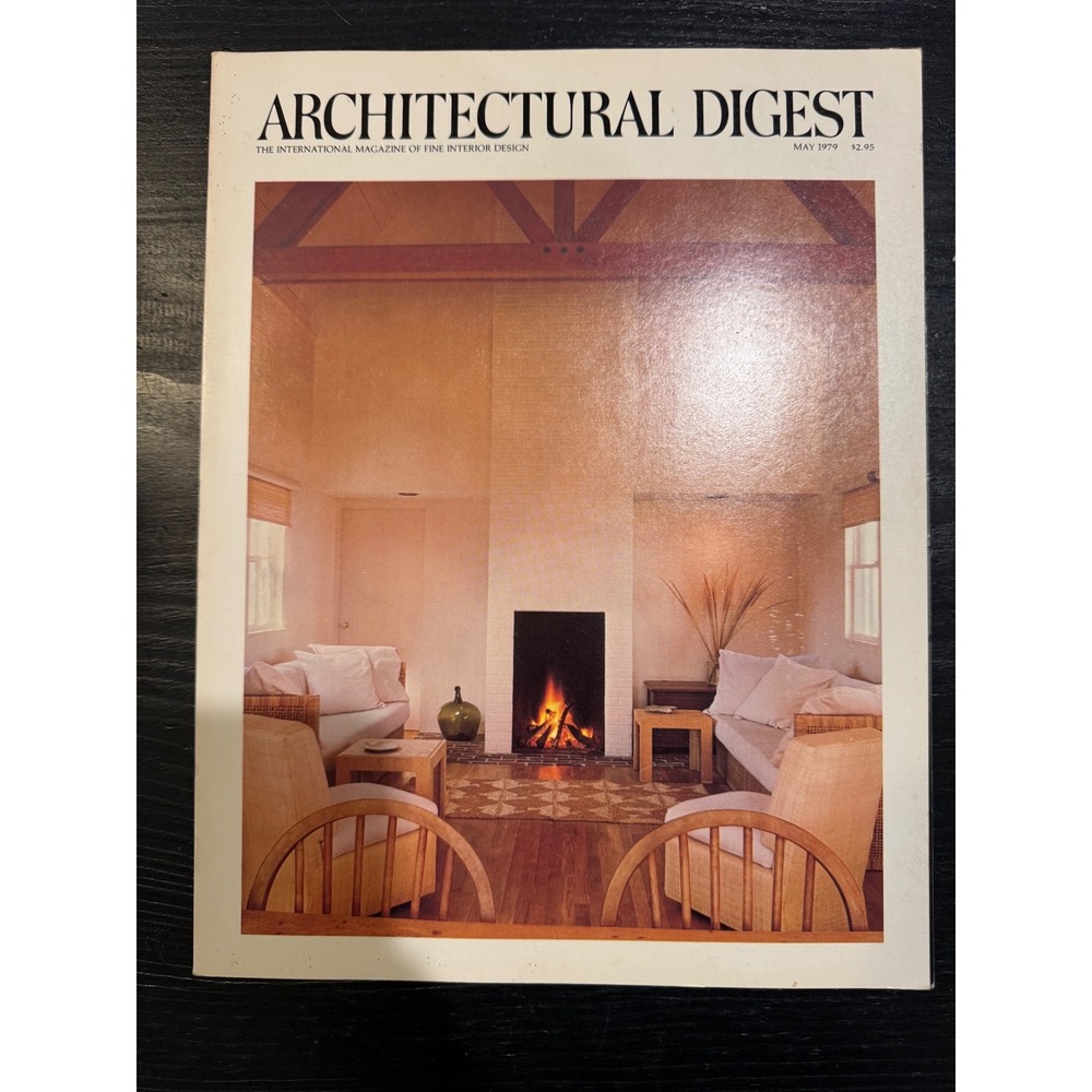 Architectural Digest May 1979 Magazine Vintage Interior Design Antiques
